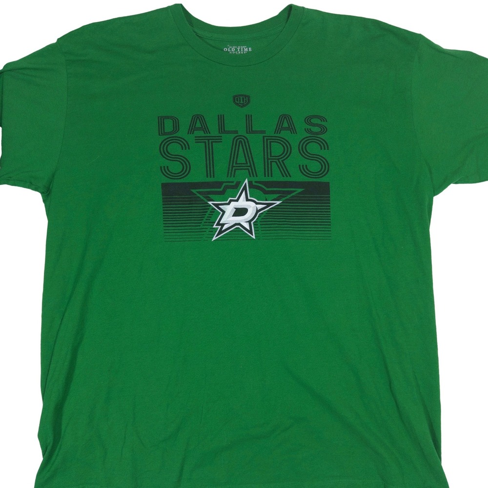 Old Time Hockey Dallas Stars 2XL Mens NHL Graphic T-Shirt Green